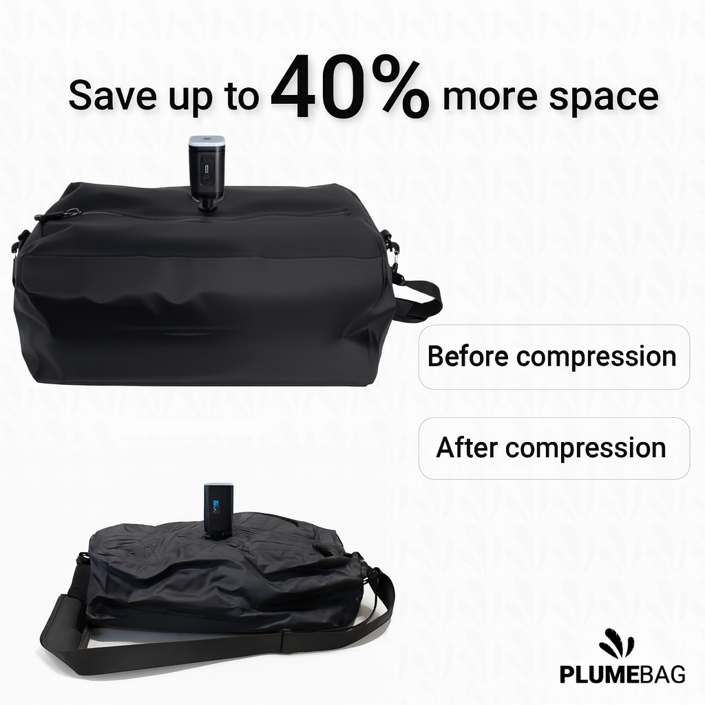 PLUMEBAG™ Compression Travel Bag – Smart Packing. Zero Stress.